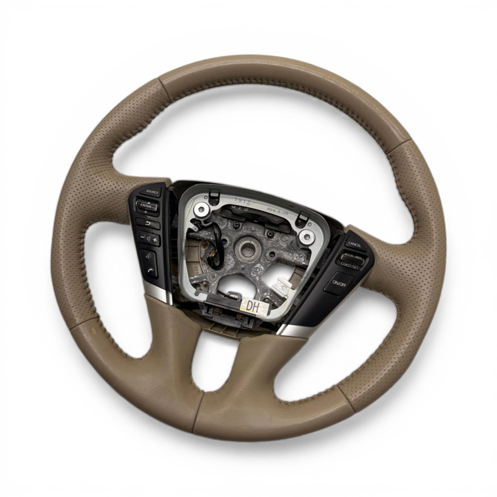 09-14 Nissan Murano Left Side Steering Wheel W/ Cruise Switch OEM, 48430-1AA4A - Image 2