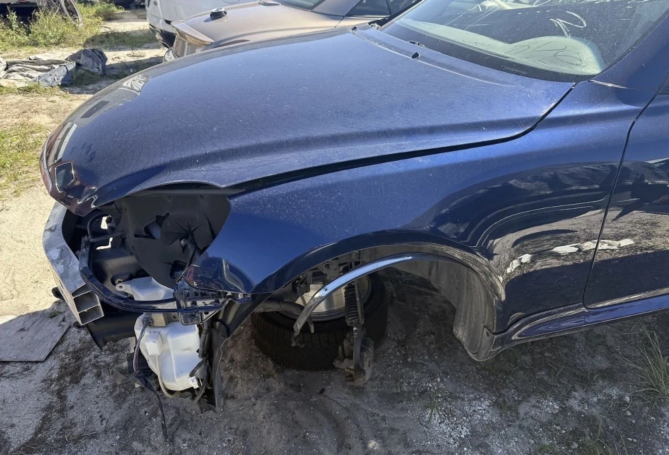 02-10 Lexus SC430 Front Right Passenger Side Fender blue - Image 11