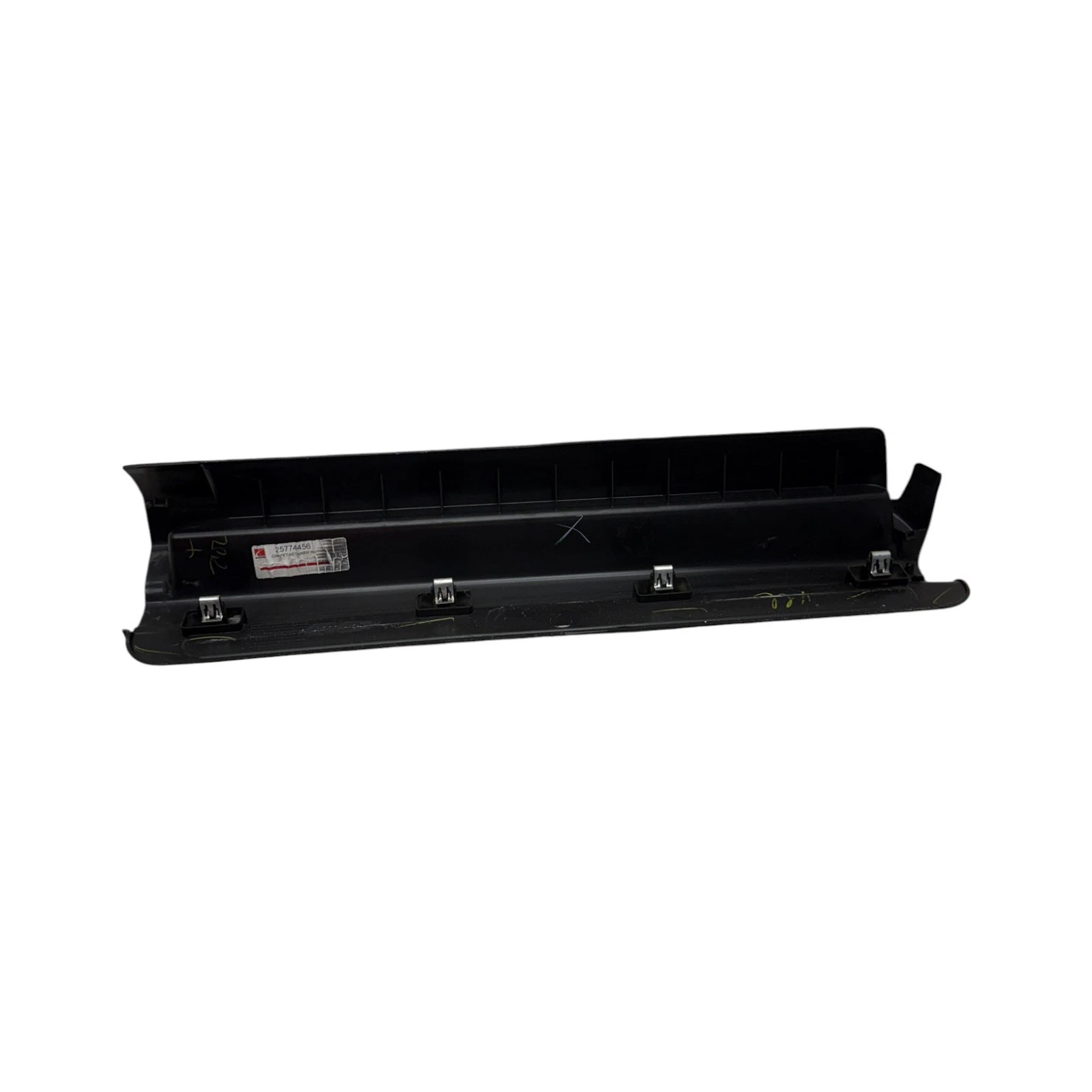 07-10 Saturn Sky Left Side Door Scuff Sill Plate Trim Cover Black OEM, 25774456 - Image 8