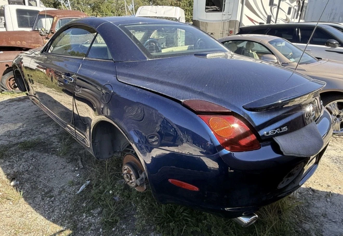 02-10 Lexus SC430 Front Right Passenger Side Fender blue - Image 12