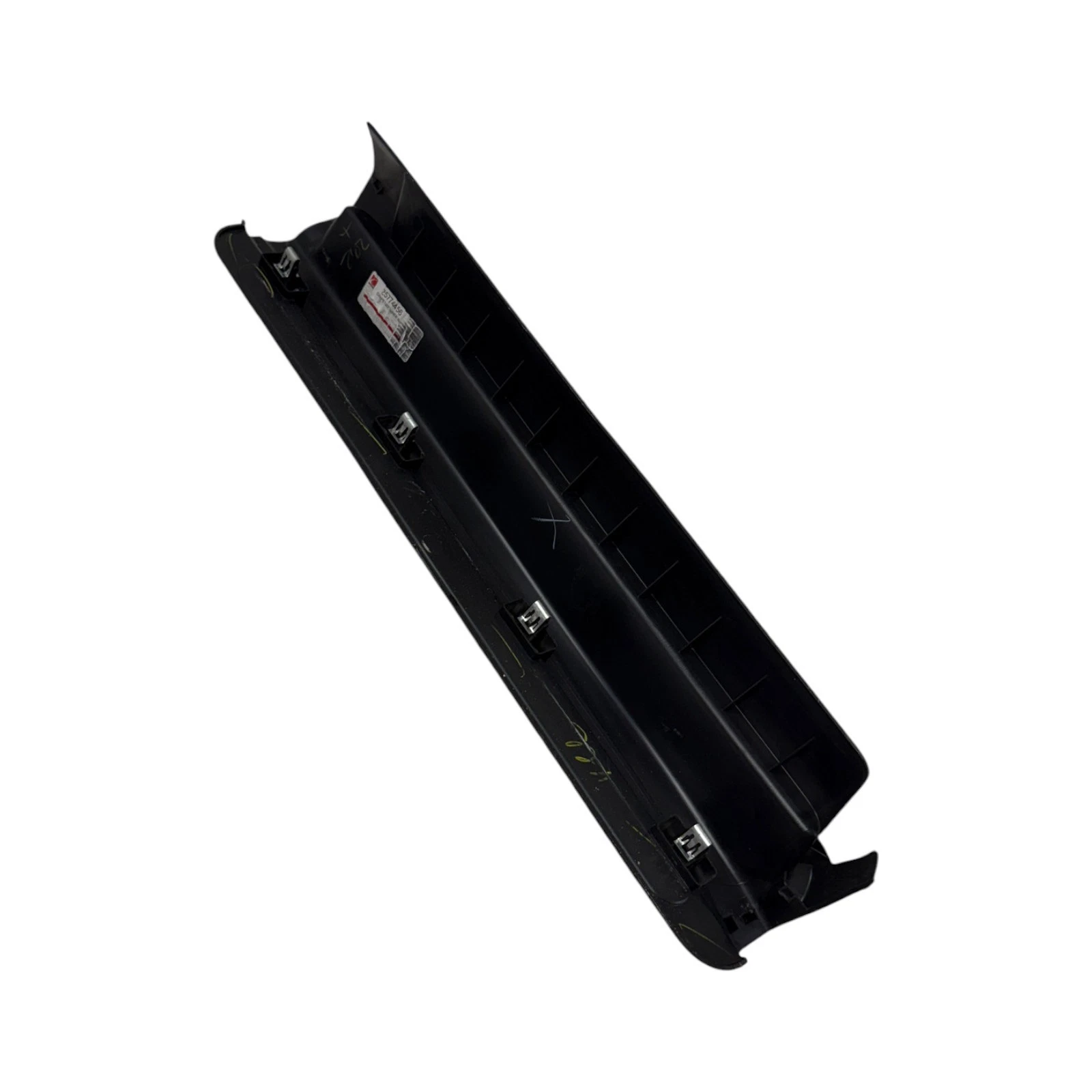 07-10 Saturn Sky Left Side Door Scuff Sill Plate Trim Cover Black OEM, 25774456 - Image 7
