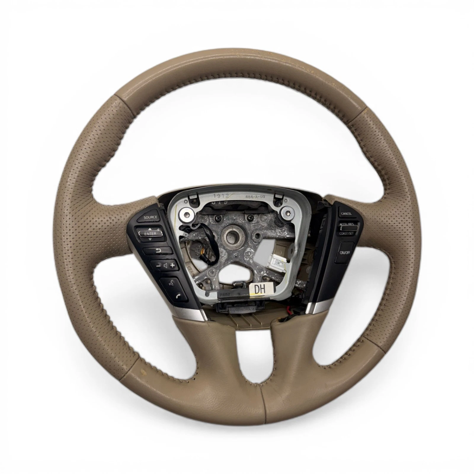 09-14 Nissan Murano Left Side Steering Wheel W/ Cruise Switch OEM, 48430-1AA4A - Image 5