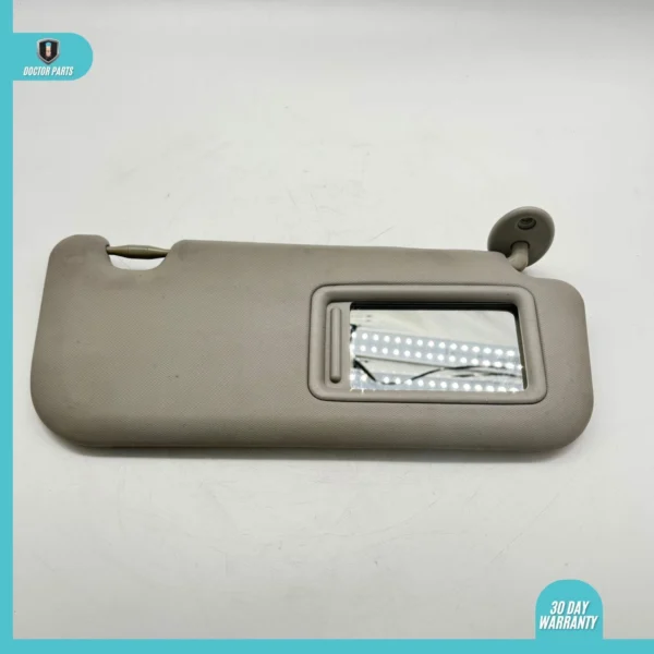 17-19 Toyota Corolla Driver Sun Visor Mirror Right Sunvisor Beige TW23281010 OEM