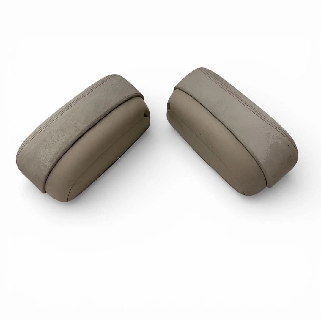 02-10 Lexus Sc430 Back Rear Seat Headrest Set Beige Leather OEM - Image 5