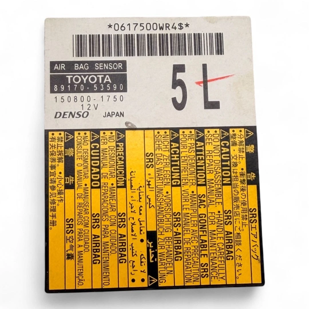 14-16 LEXUS IS250 IS350 RESTRAINT DIAGNOSTIC COMPUTER MODULE SRS UNIT OEM - Image 10