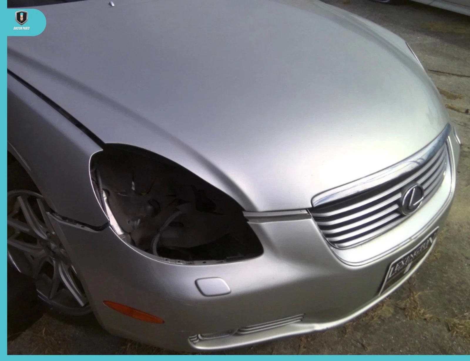 02-10 LEXUS SC430 RIGHT SIDE FENDER RH SILVER OEM