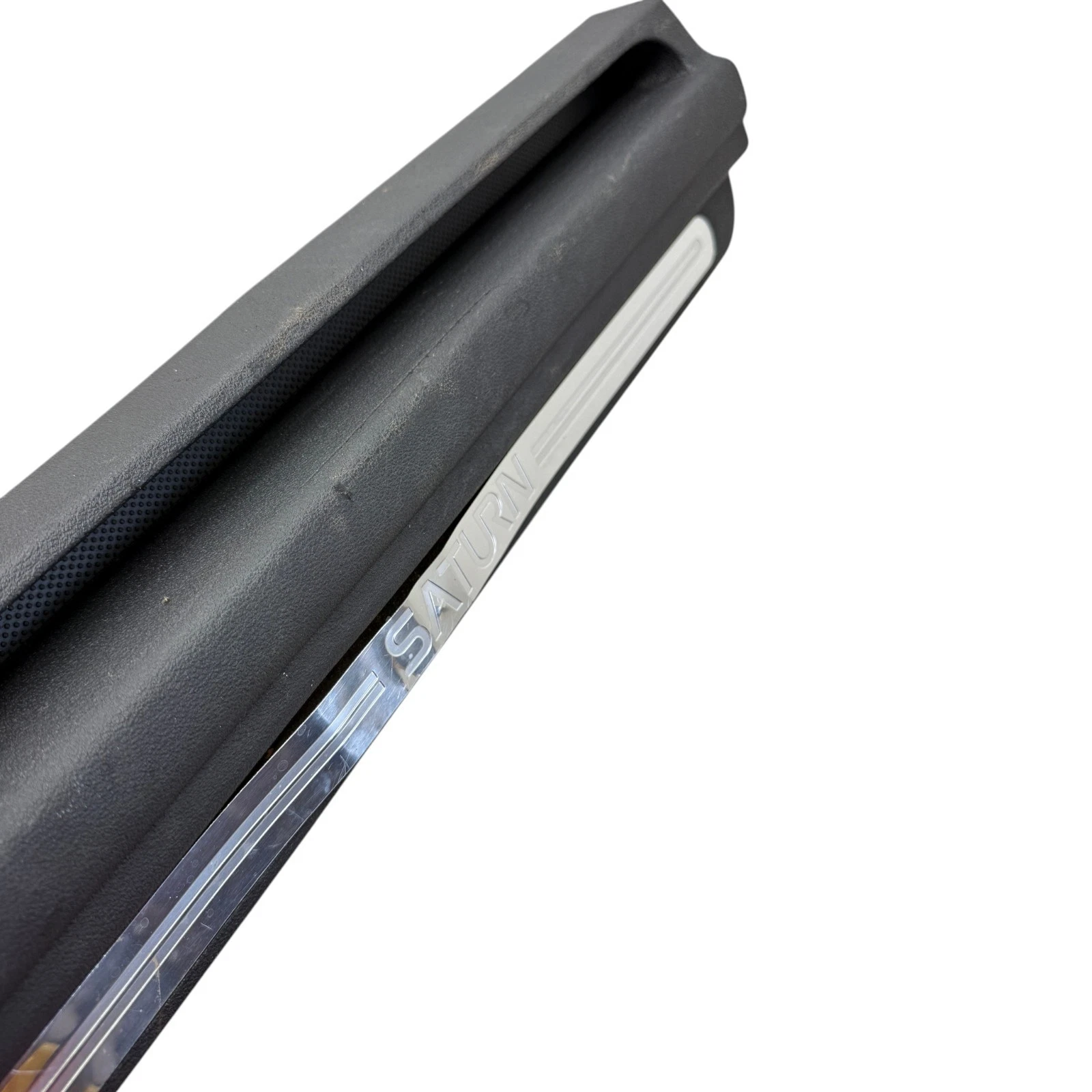 07-10 Saturn Sky Left Side Door Scuff Sill Plate Trim Cover Black OEM, 25774456 - Image 6