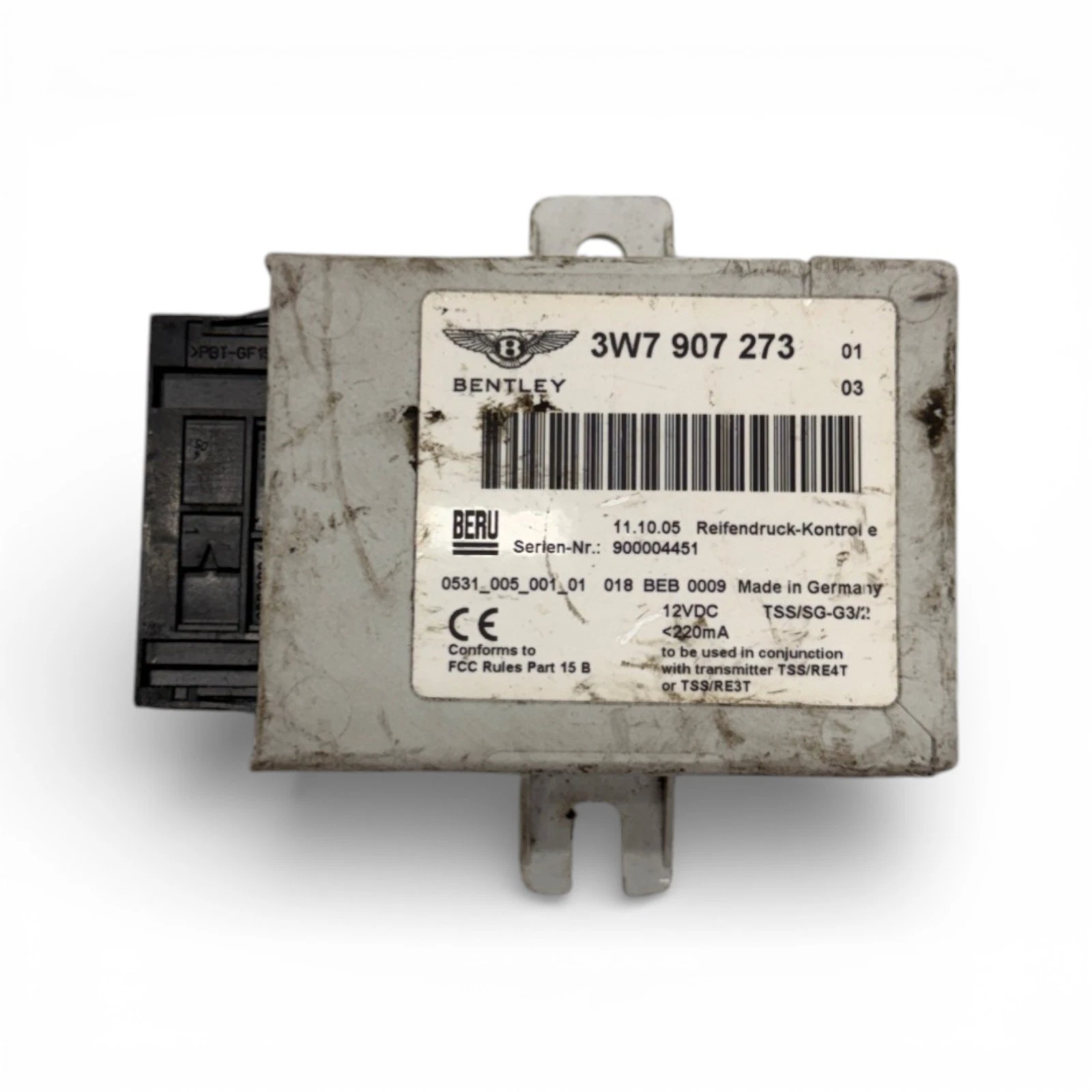 03-12 Bentley Continental GT GTC Tire Pressure Monitor Module TPMS OEM,3W7907273 - Image 2