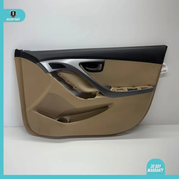 2013 HYUNDAI ELANTRA FRONT RH PASSENGER SIDE DOOR TRIM PANEL OEM