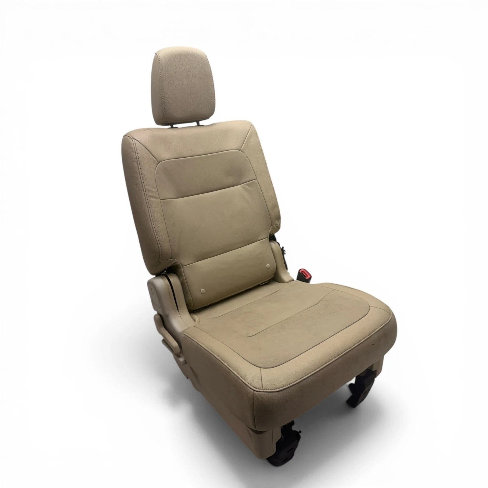 2012-2019 FORD FLEX REAR 2ND SECOND ROW RIGHT SIDE SEAT LEATHER BEIGE OEM - Image 12