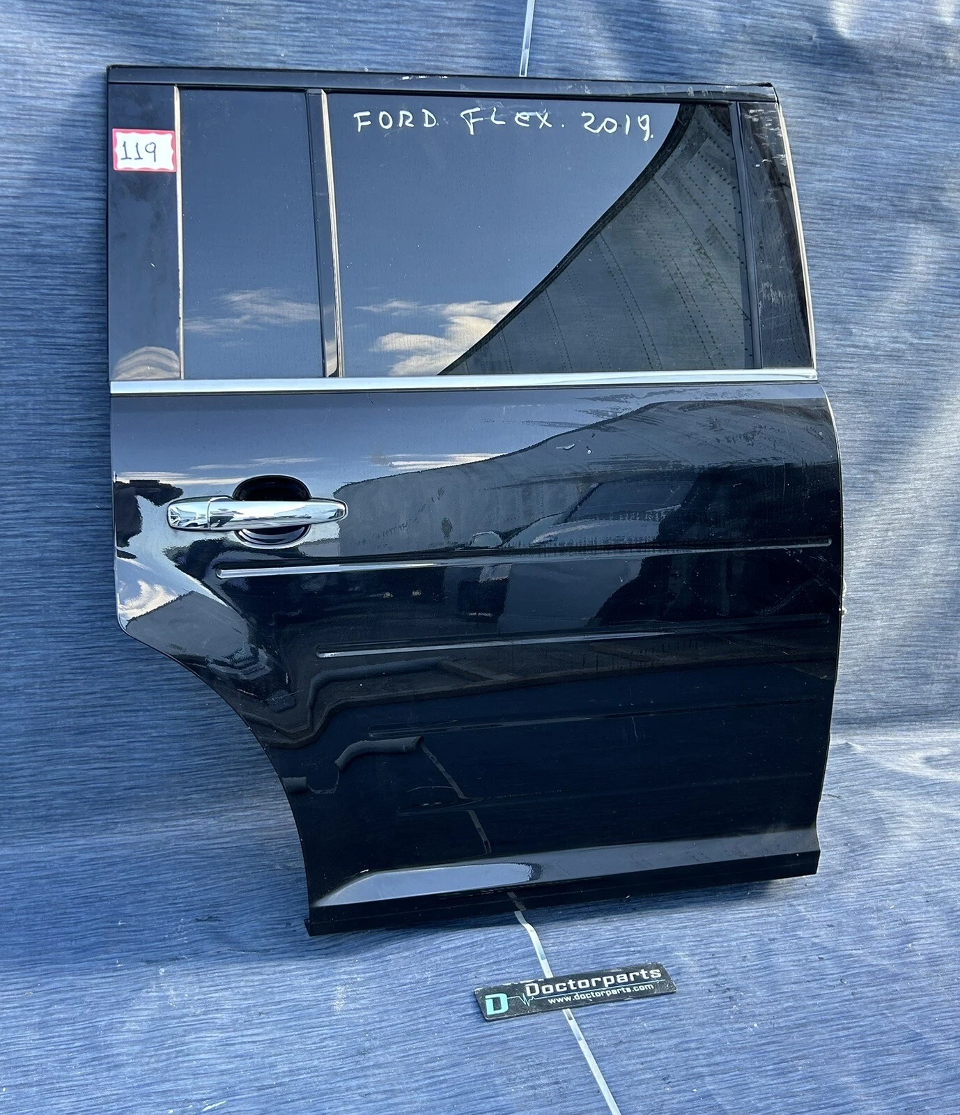 2009-2019 FORD FLEX RH PASSENGER REAR SIDE DOOR OEM BLACK 8A8Z74246⭐️⭐️⭐️