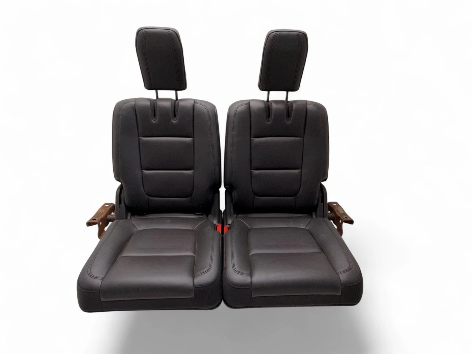2014-2015 FORD EXPLORER 3RD THIRD ROW SEATS LEFT RIGHT BLACK LEATHER OEM - Image 12