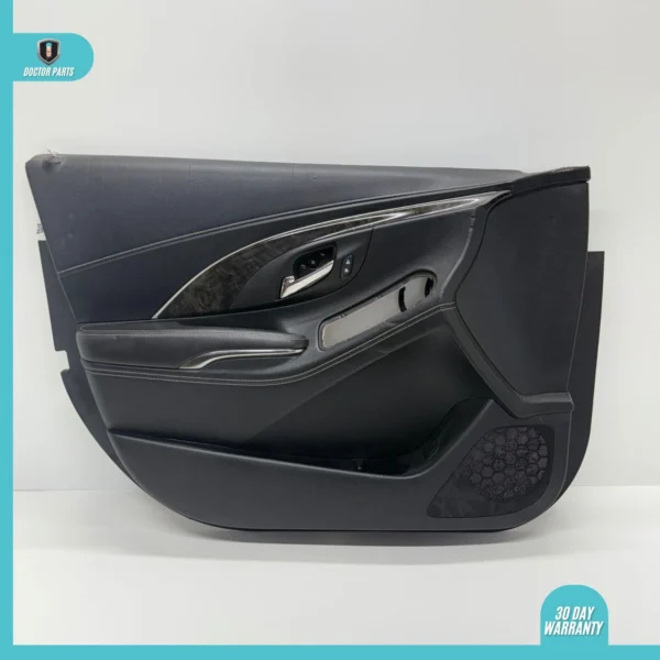 2010-16 Buick LaCrosse Front Left Driver Side Interior Door Panel Black OEM
