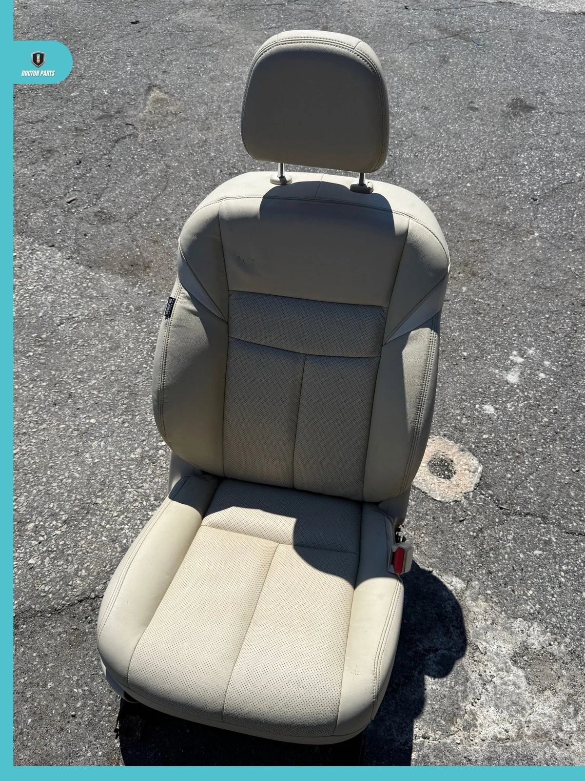 2018 - 2024 NISSAN MURANO FRONT RH PASSENGER SEAT BEIGE LEATHER ASSEMBLY