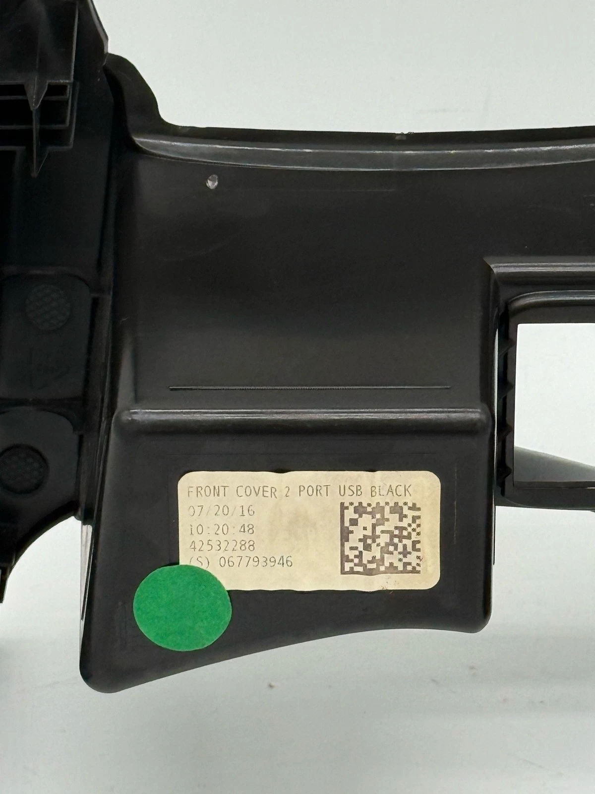 2020 Chevrolet Sonic Jet Black Front Floor Console Trim Plate 42532288 OEM - Image 2