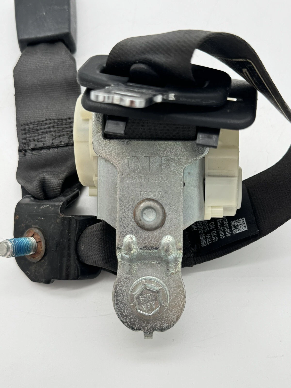 2011 - 2014 HYUNDAI SONATA Center Seat Belt Retractor 89850-3Q000 OEM - Image 8