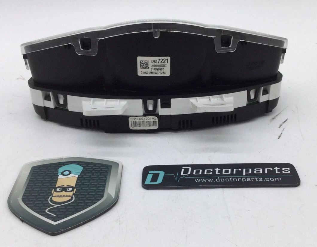 2017-2019 CHEVY SONIC SPEEDOMETER INTRUMENT CLUSTER MPH And KPH 42527221 USED - Image 5