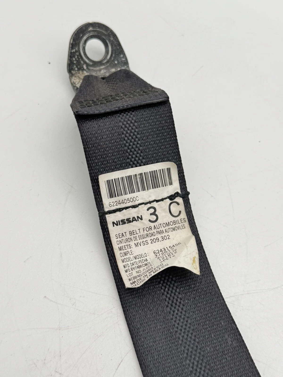 2013-2018 NISSAN ALTIMA Rear Center Middle Seat Belt Retractor OEM 6243154S6 - Image 5