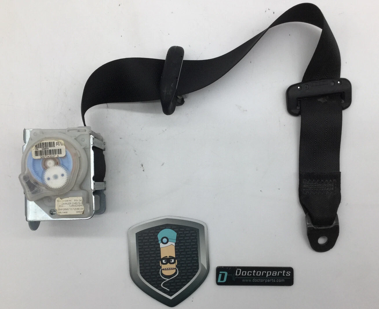 2011-2017 DODGE CHARGER DRIVER REAR SEAT BELT AND PASSENGER OEM 1UB43DX9AB - Image 3
