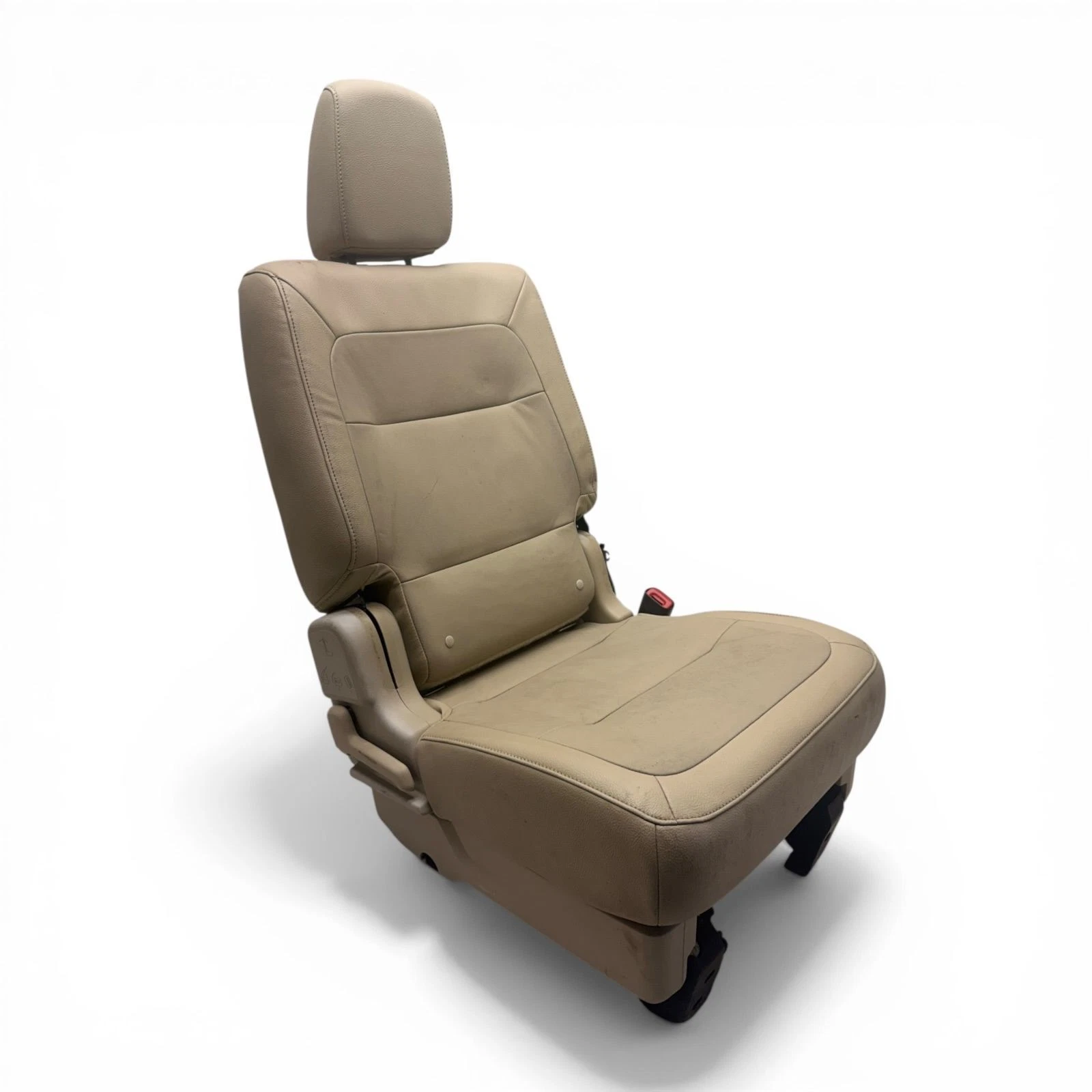 2012-2019 FORD FLEX REAR 2ND SECOND ROW RIGHT SIDE SEAT LEATHER BEIGE OEM - Image 2