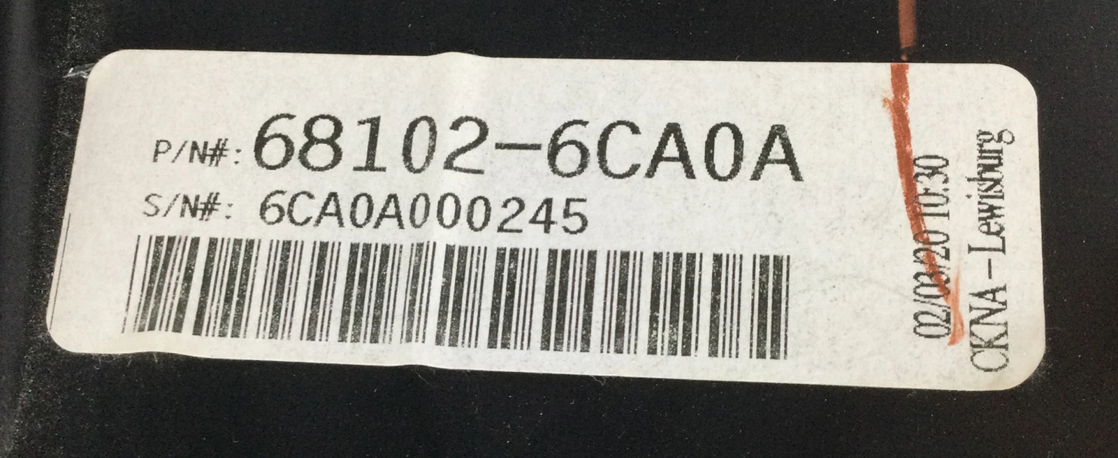 2019-2021 NISSAN ALTIMA LOWER GLOVE BOX STORAGE COMPARTMENT 681026CA0A OEM - Image 6