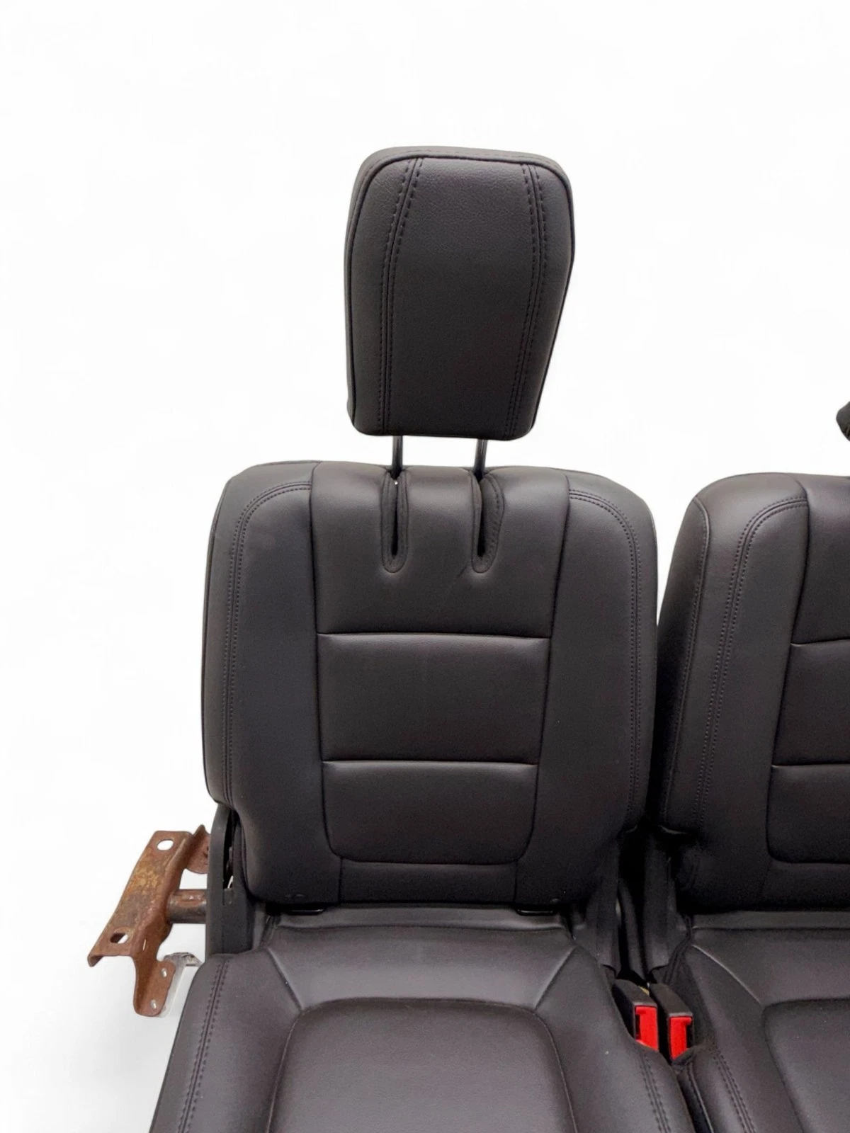 2014-2015 FORD EXPLORER 3RD THIRD ROW SEATS LEFT RIGHT BLACK LEATHER OEM - Image 4