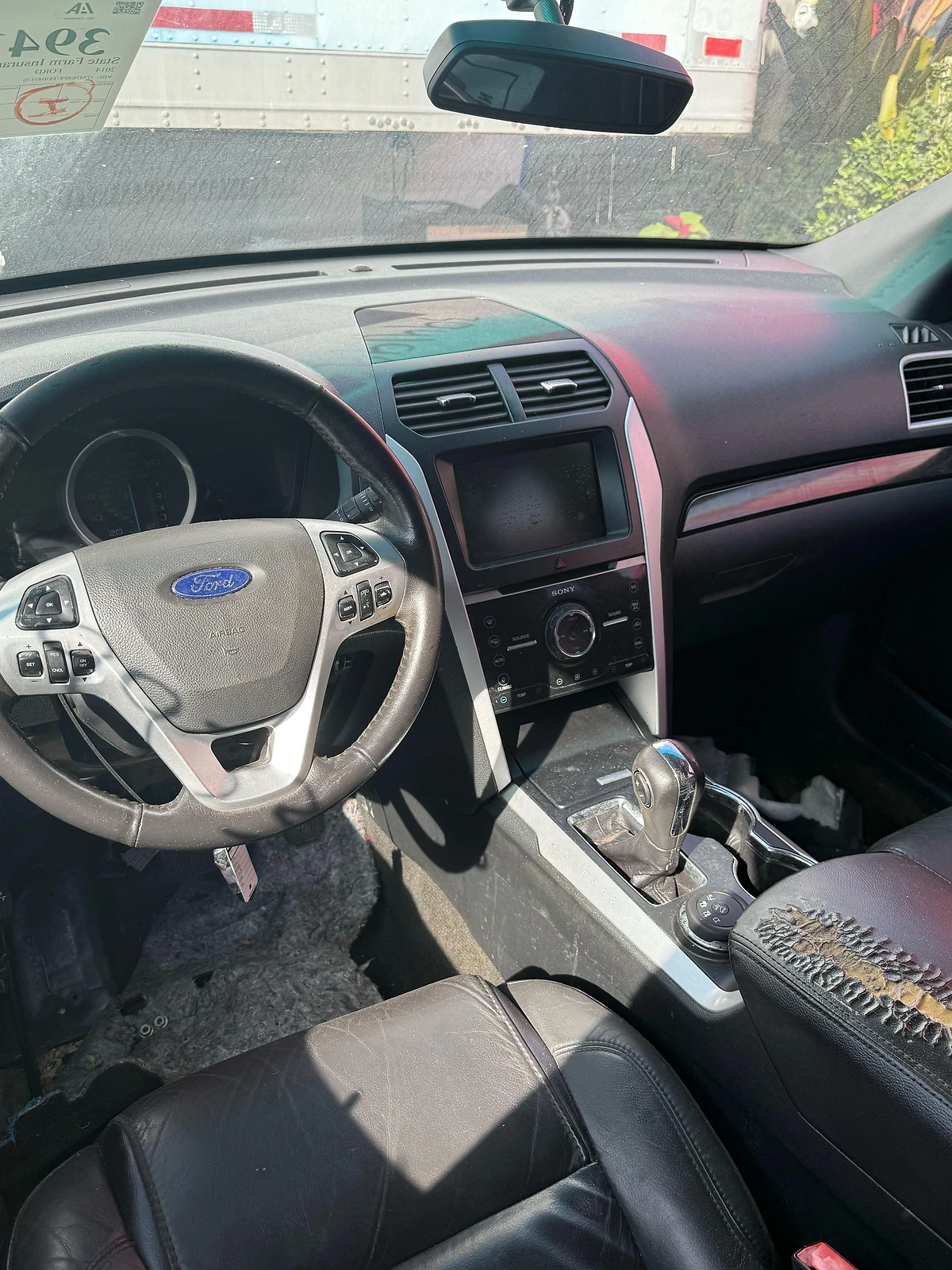 2014 FORD EXPLORER LIMITED FRONT DRIVER SIDE DOOR LH (MIRROR NOT INCLUDED) - Image 4