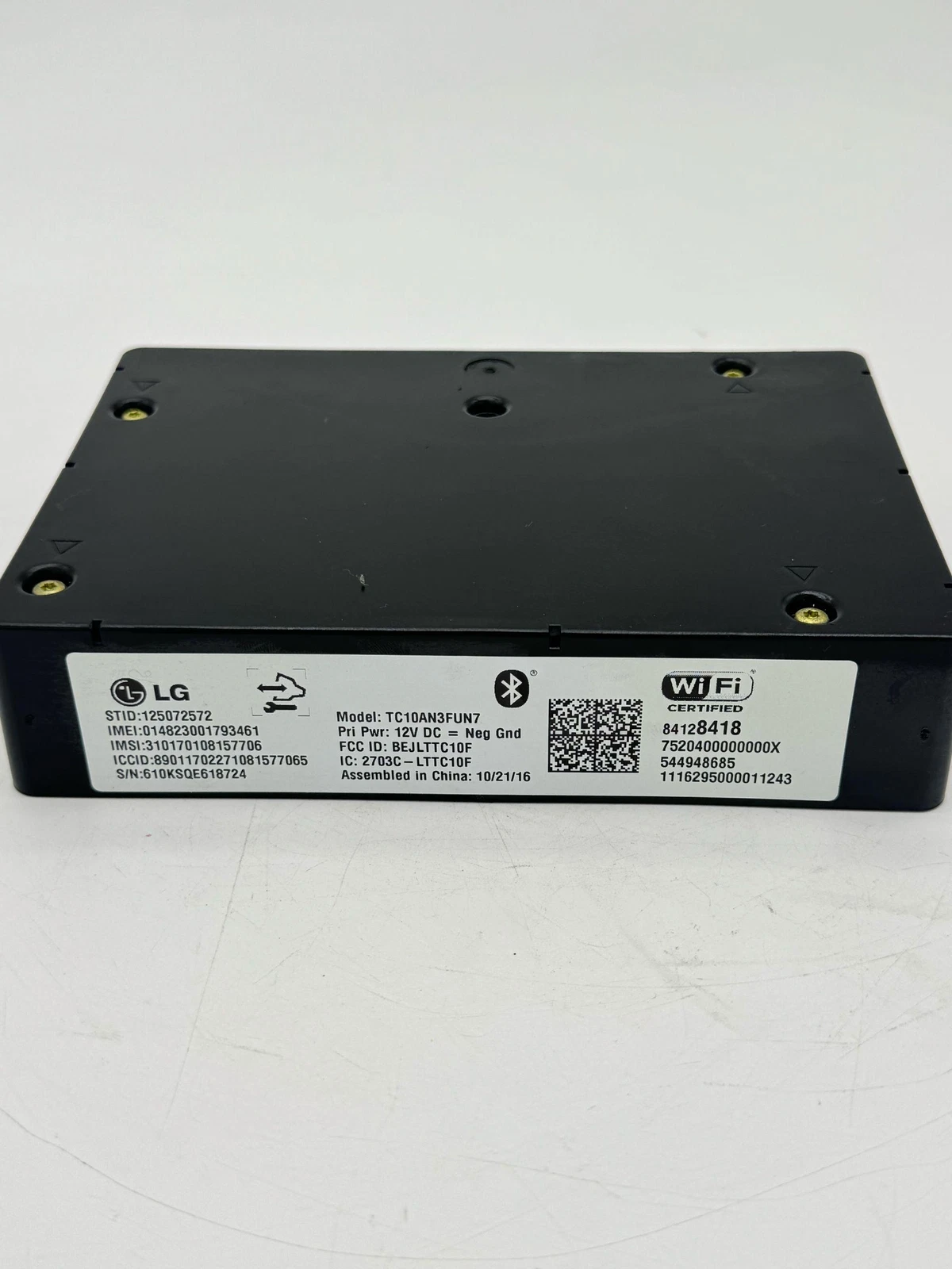 2017 CHEVROLET MALIBU ONSAR COMMUNICATION RECEIVER COMPUTER MODULE OEM 126416163 - Image 2
