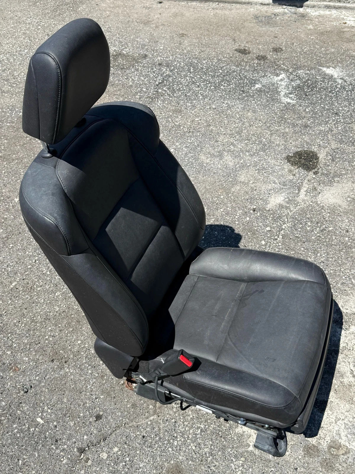 2013-2015 ACURA ILX FRONT LEFT DRIVER SIDE SEAT LEATHER BLACK ASSEMBLY OEM - Image 9