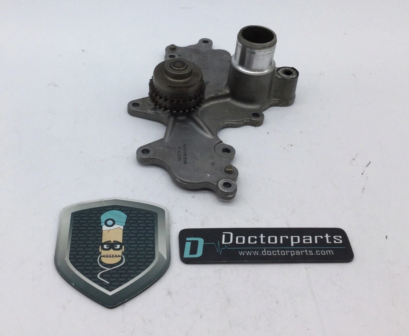 2011-2019 FORD F150 MUSTANG TRANSIT SERIE 3.5L WATER PUMP MOUNT COVER USED OEM - Image 4