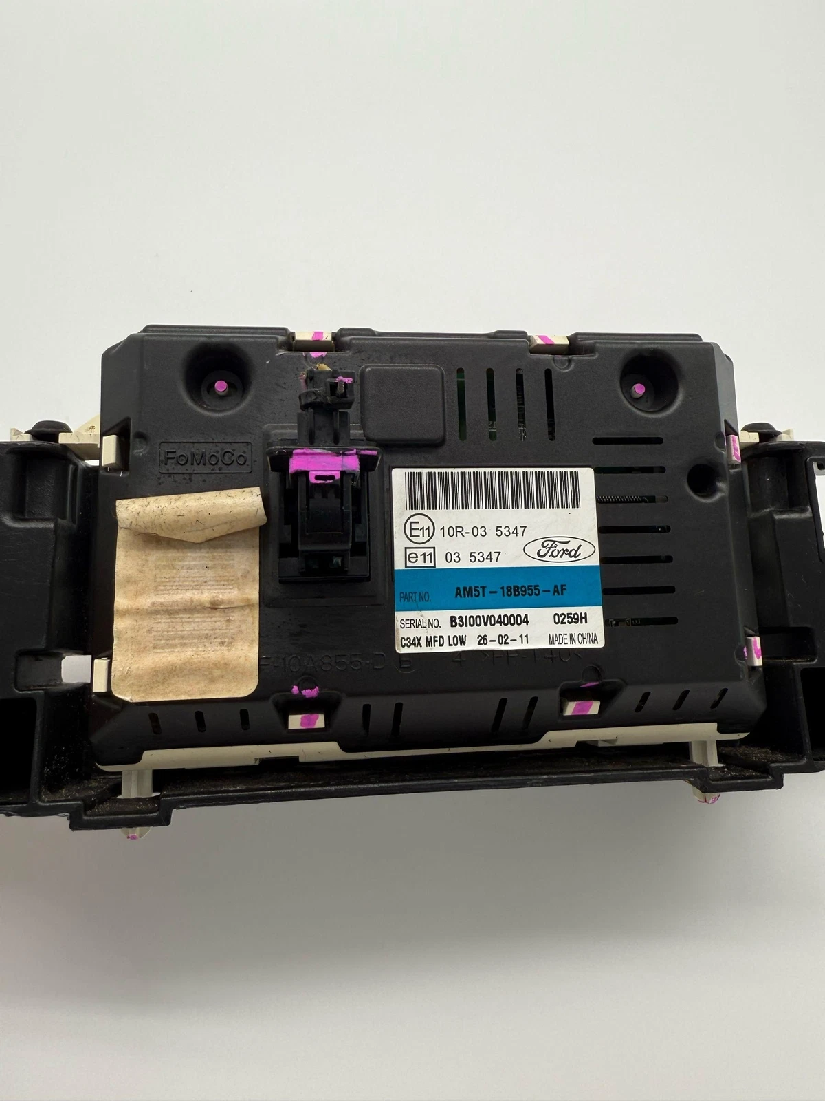 2012 Ford Focus OEM Informational Display Screen - Part Number AM5T-18B955-AE - Image 10