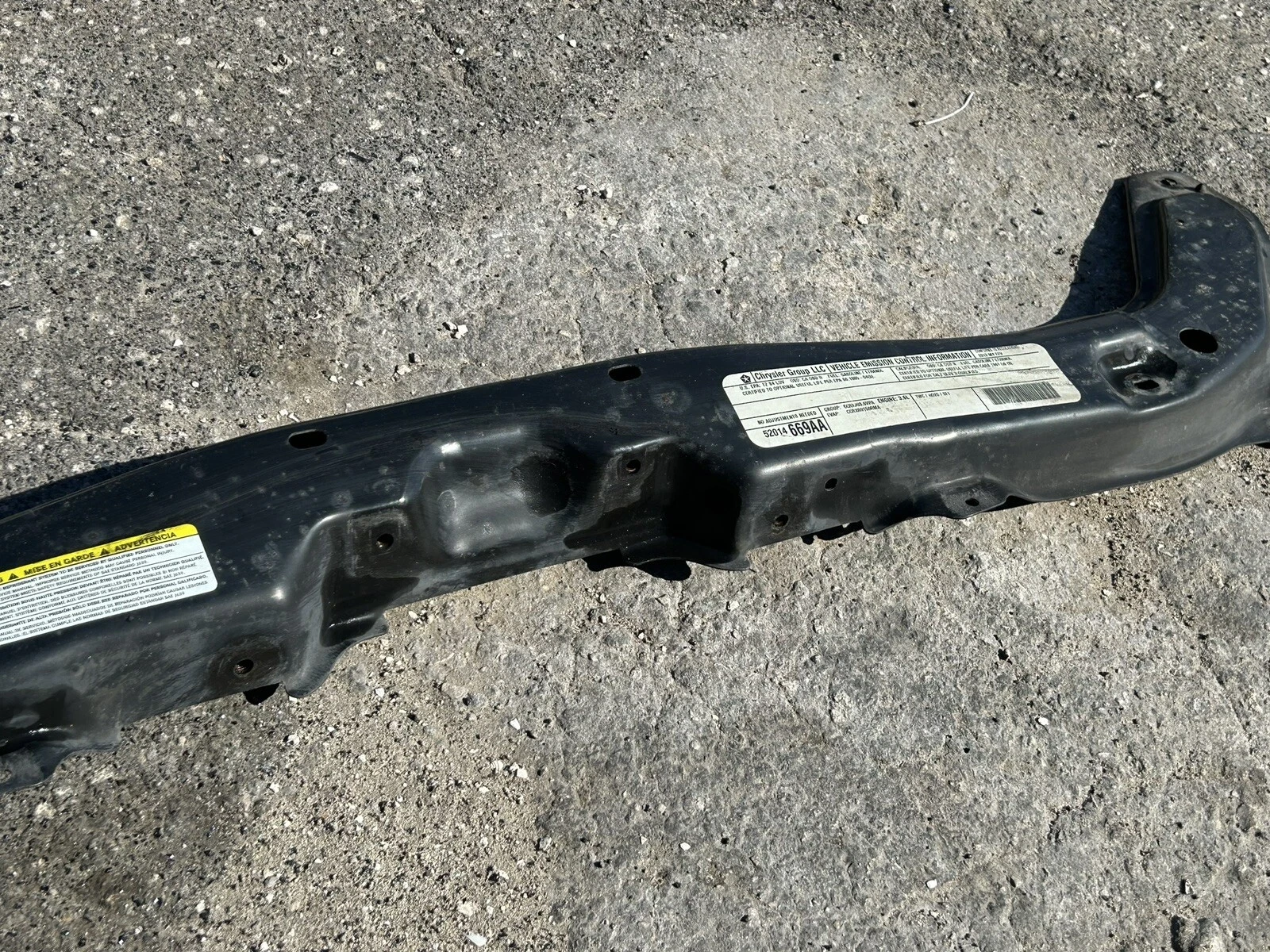 2011-2020 DODGE GRAND CARAVAN RADIATOR SUPPORT UPPER TIE BAR OEM 52014669AA ⭐️⭐️ - Image 3