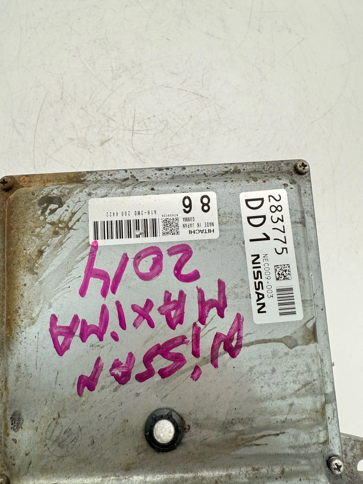 2012-14 Nissan Maxima 3.5L ECM Engine Control Module Computer ECU A1H-3MD - Image 2