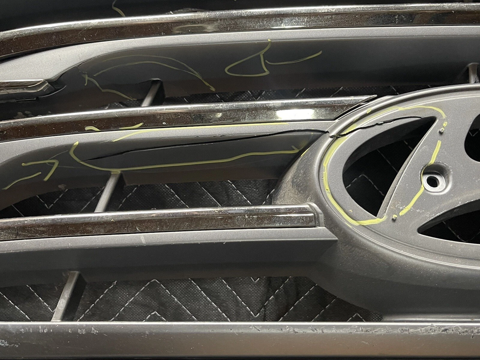 2015 2016 2017 OEM Hyundai Sonata Sport Front Upper Grille Grill 86350-C2300 - Image 2