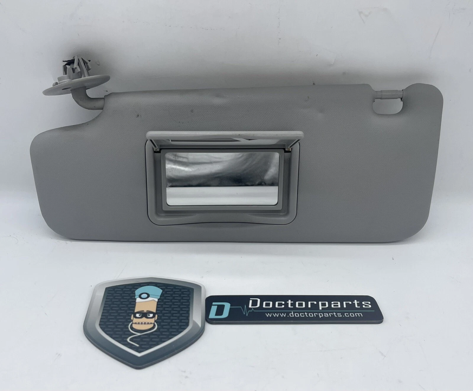 2012-2019 Chevrolet Sonic Driver Sun Visor Mirror Left Sunvisor Gray JN9AK - Image 2