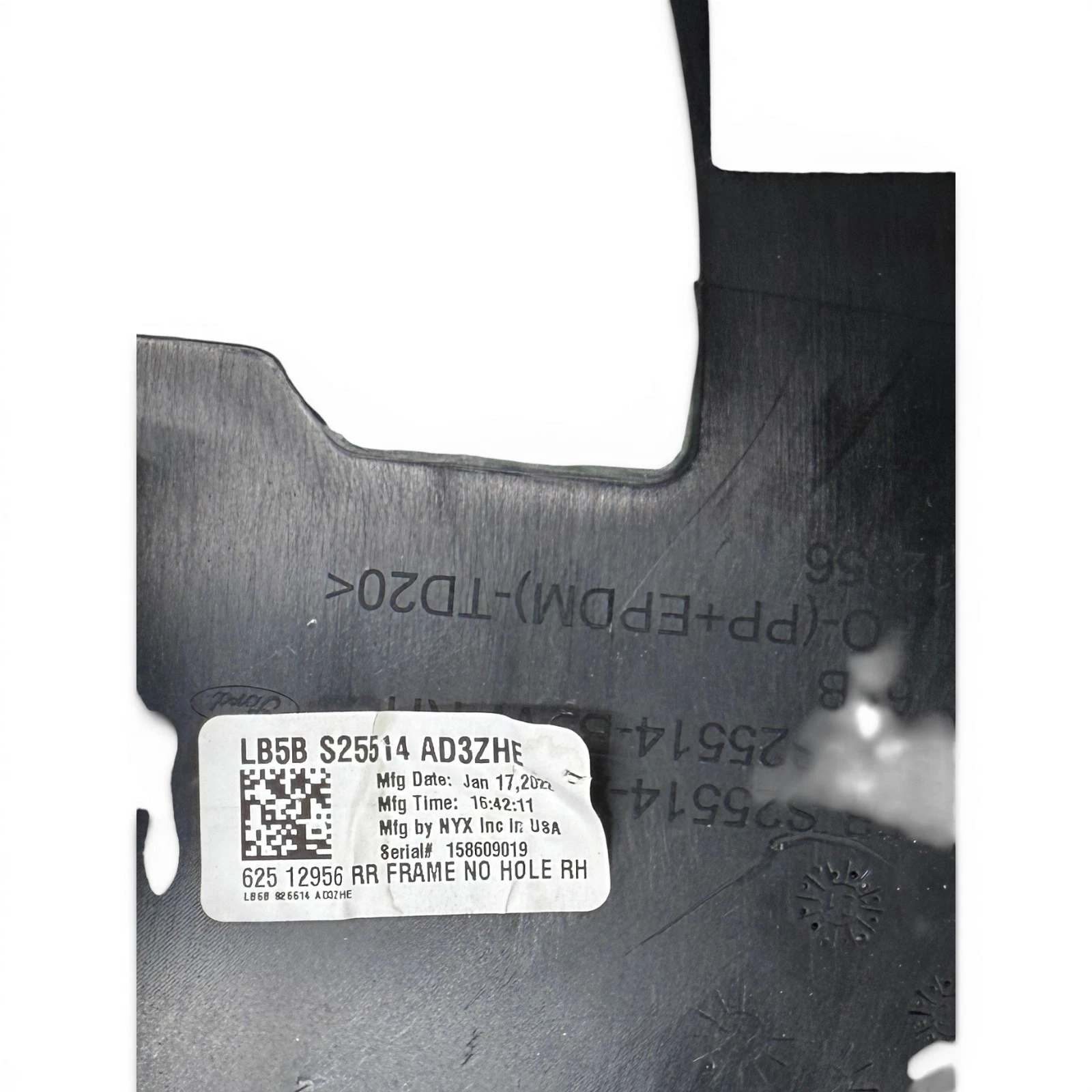 2020-2025 Ford Explorer Rear Right Door Window Frame Trim OEM, LB5Z-7825504-AA - Image 9