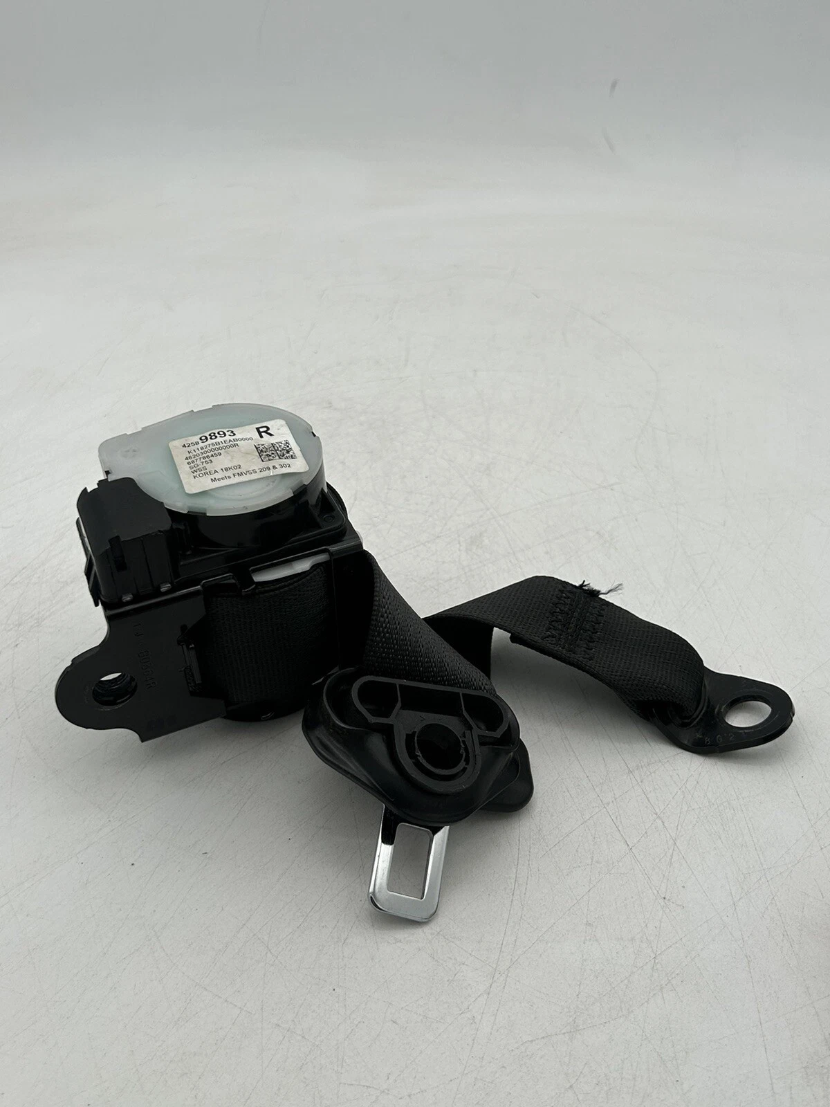 2018-2020 CHEVROLET SPARK REAR RIGHT PASSENGER SIDE SEAT BELT RETRACTOR 42589893 - Image 11