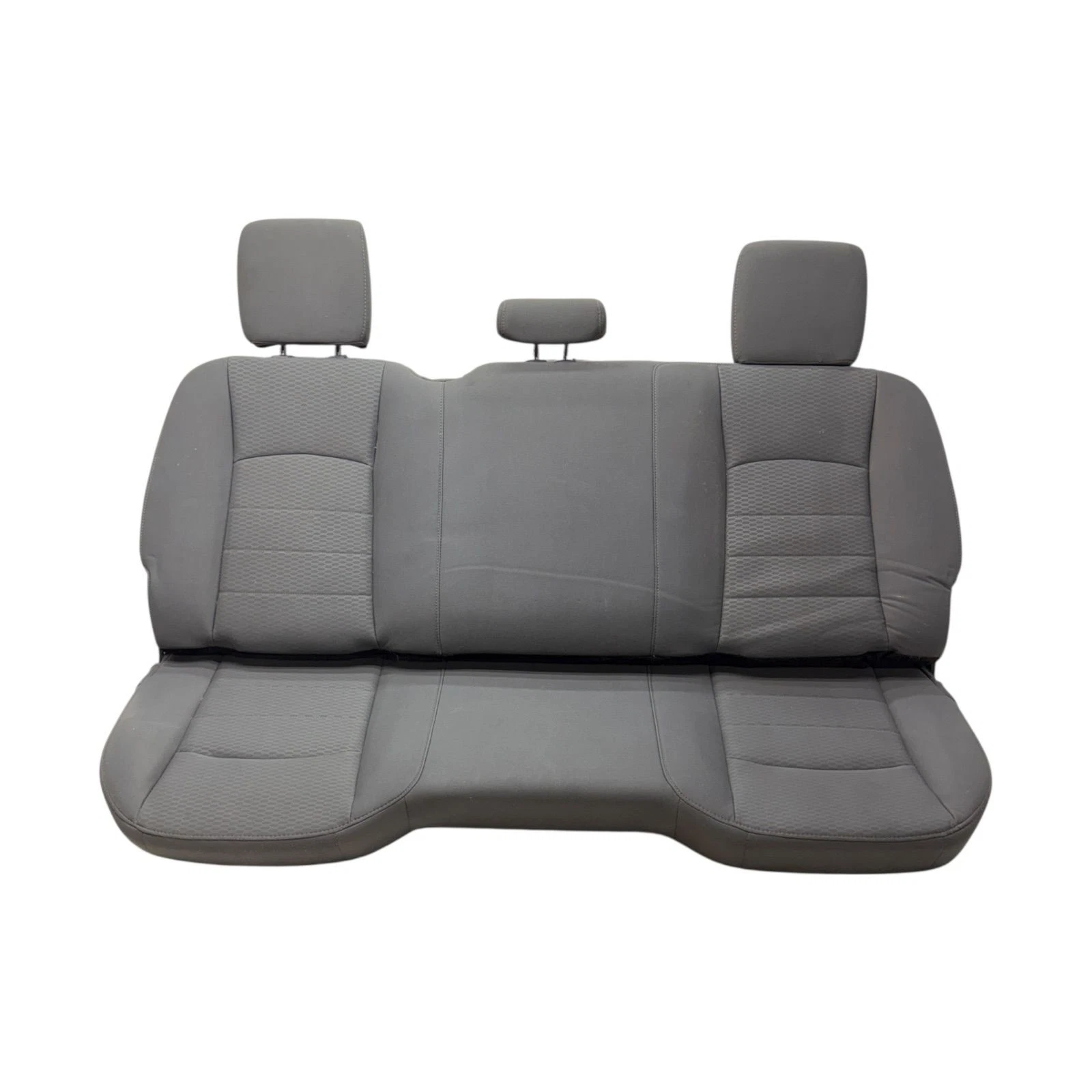 2013-2018 DODGE RAM 1500 REAR SEAT CLOTH GREY OEM - Image 2