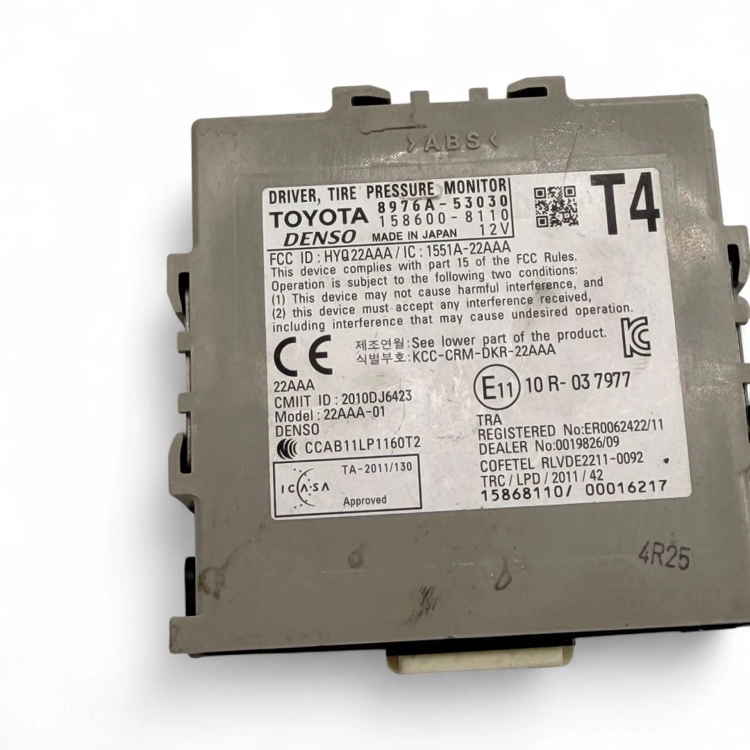 2014-2015 LEXUS IS250 IS350 DRIVER TPMS TIRE PRESSURE MONITORING MODULE UNIT OEM - Image 4