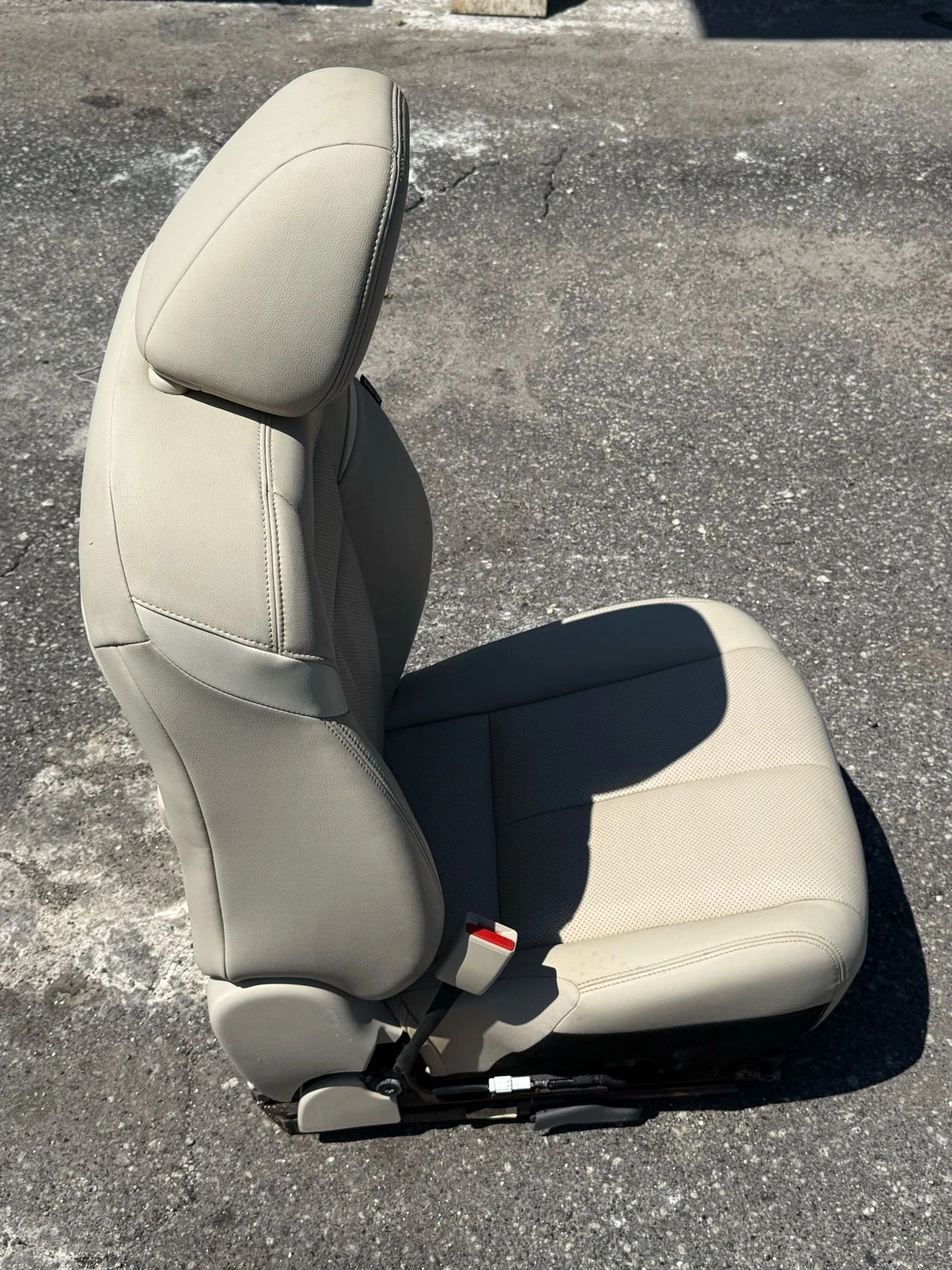 2018 - 2024 NISSAN MURANO SL FRONT LEFT DRIVER SEAT BEIGE LEATHER ASSEMBLY OEM - Image 6