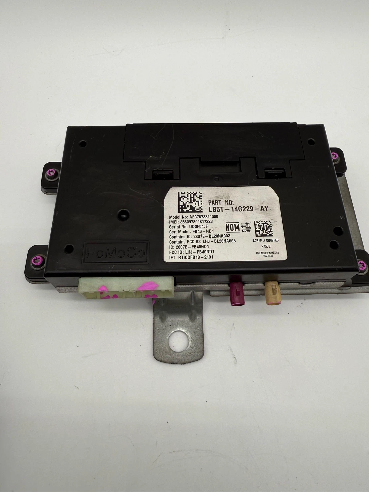 21-23 FORD EXPLORER Telematics Communication Control Module OEM LB5T-14G229-AY - Image 12