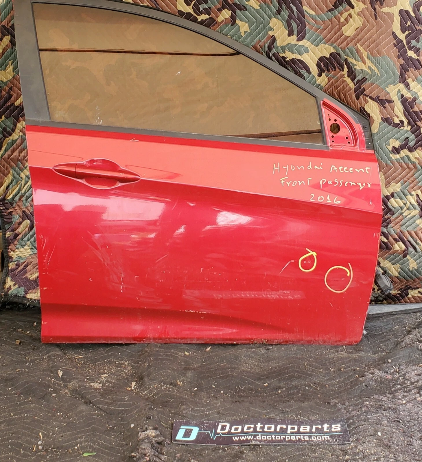 2012-2017 HYUNDAI ACCENT FRONT PASSENGER RIGHT DOOR USED OEM LOCAL PICKUP