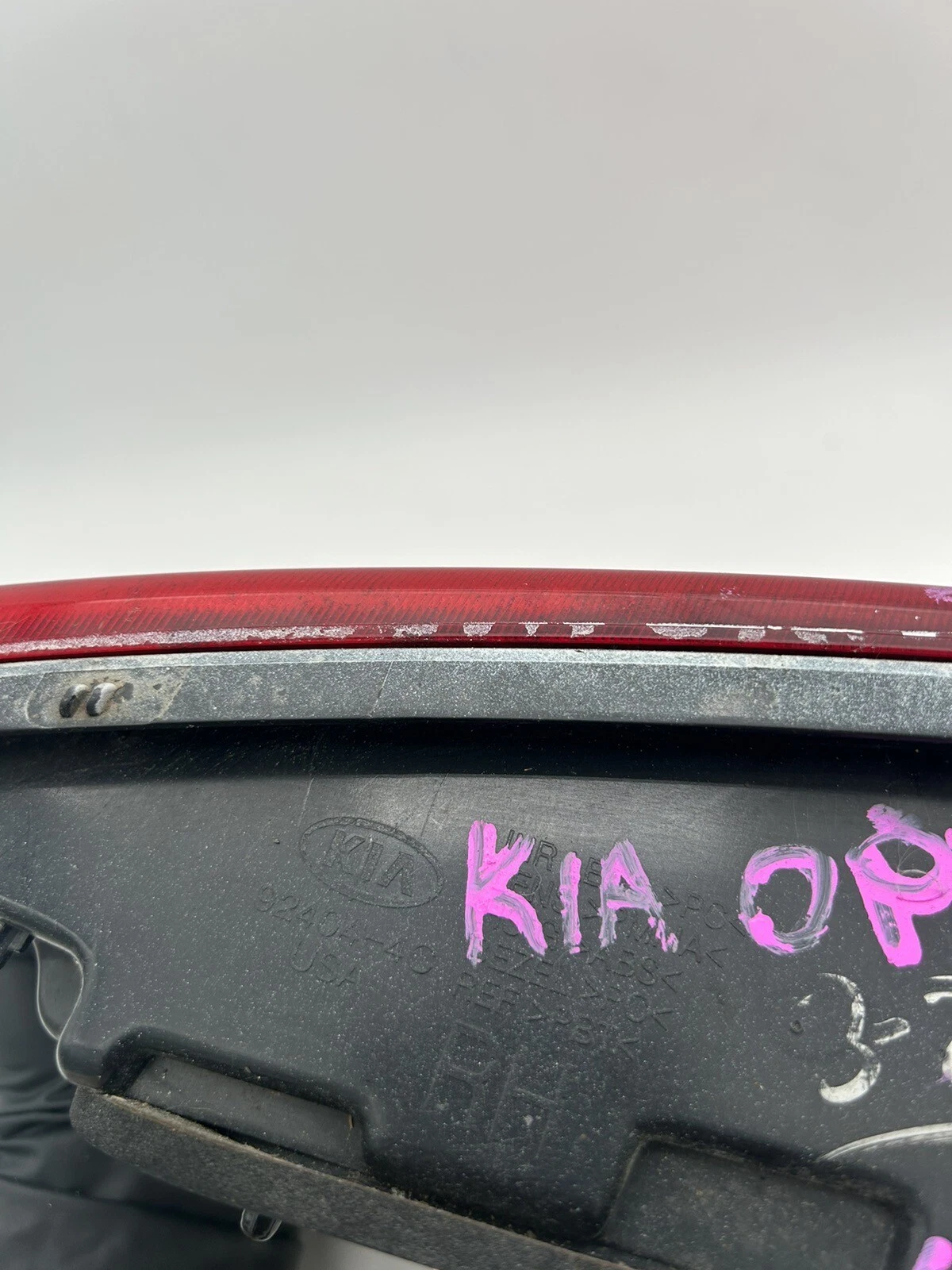 2014 2015 Kia Optima RH Inner Right Passenger Side Rear Tail Light OEM 92404 4C - Image 6