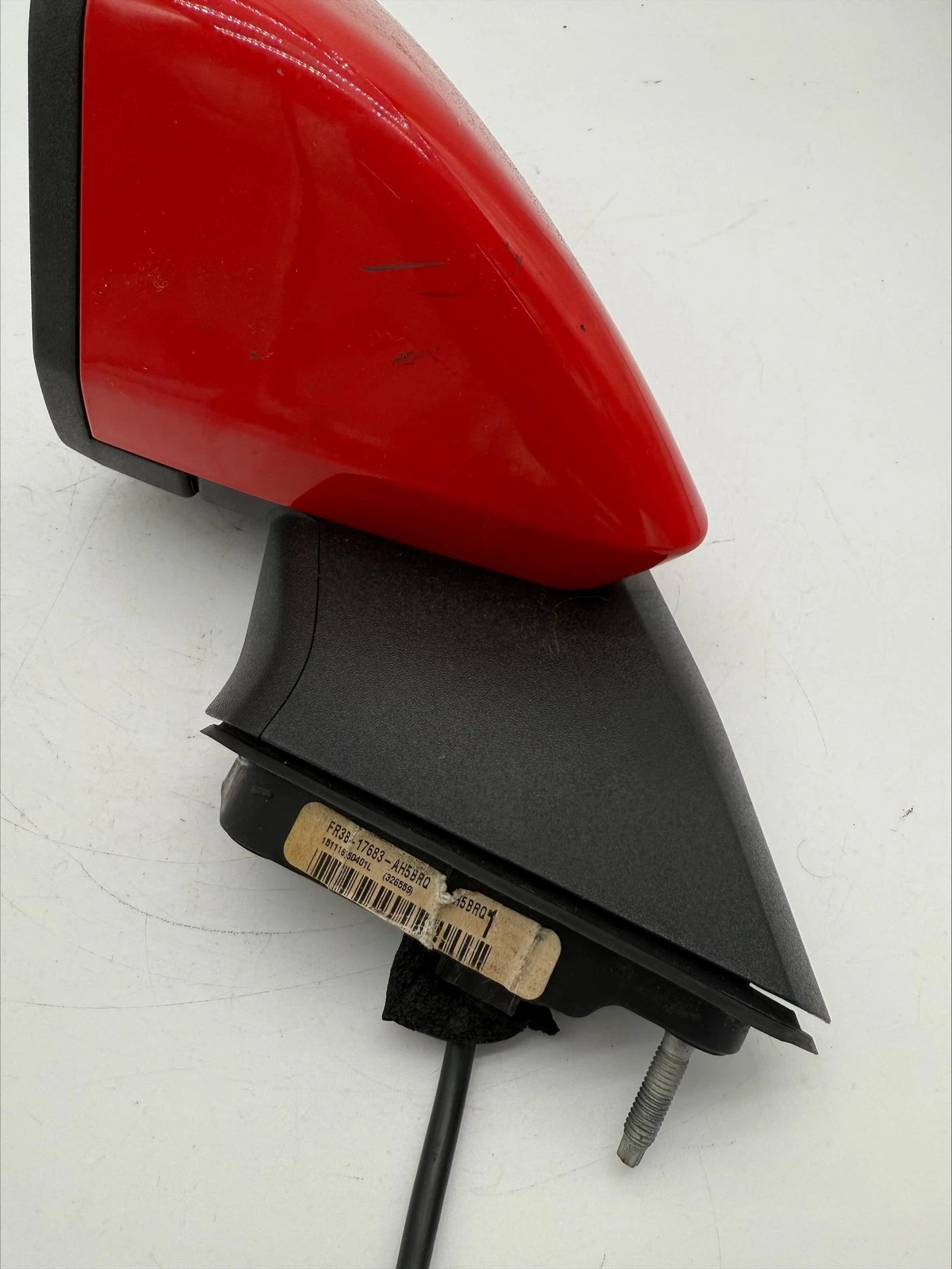 2015-2020 Ford Mustang Driver Left Side View Mirror Red OEM Rearview - Image 10