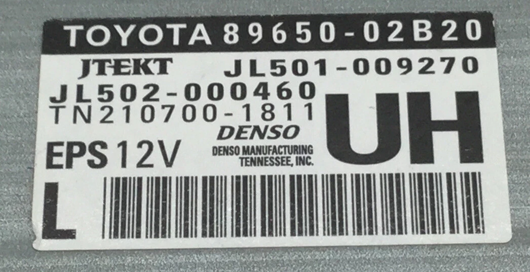 2014-2017 TOYOTA COROLLA POWER STEERING ELECTRONIC UNIT CONTROL MODULE OEM USED - Image 7