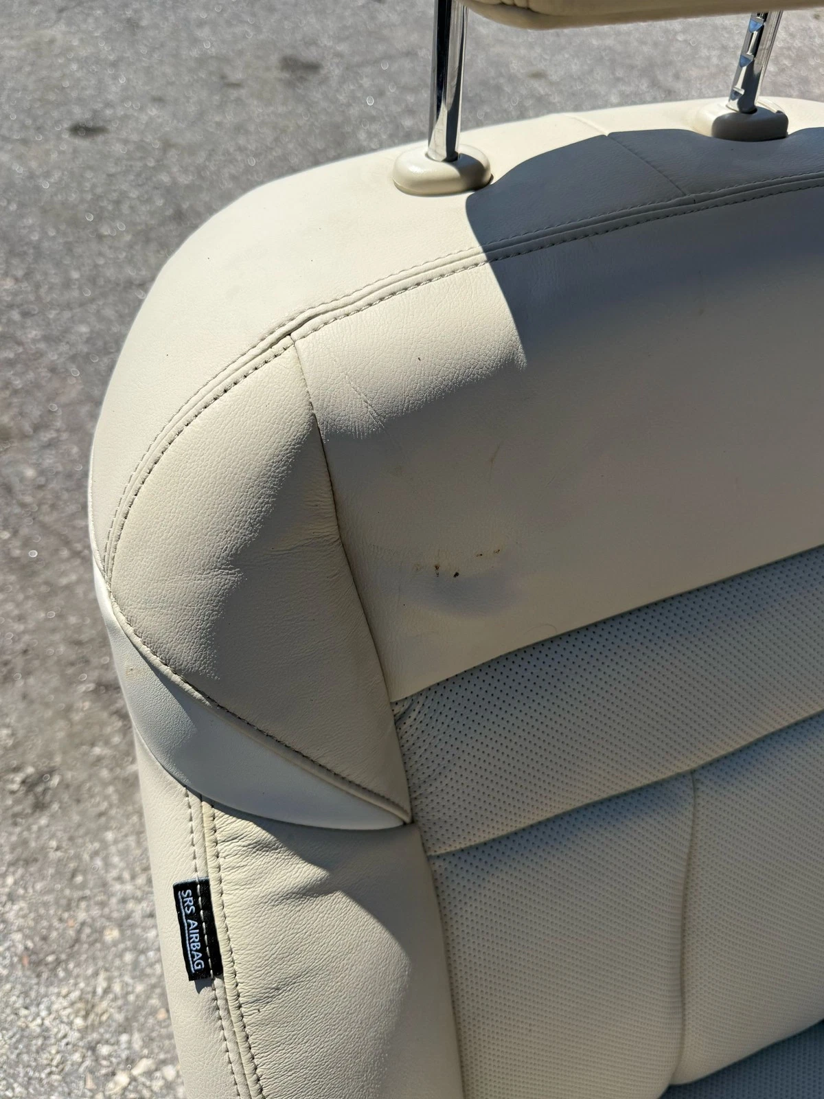 2018 - 2024 NISSAN MURANO FRONT RH PASSENGER SEAT BEIGE LEATHER ASSEMBLY - Image 9