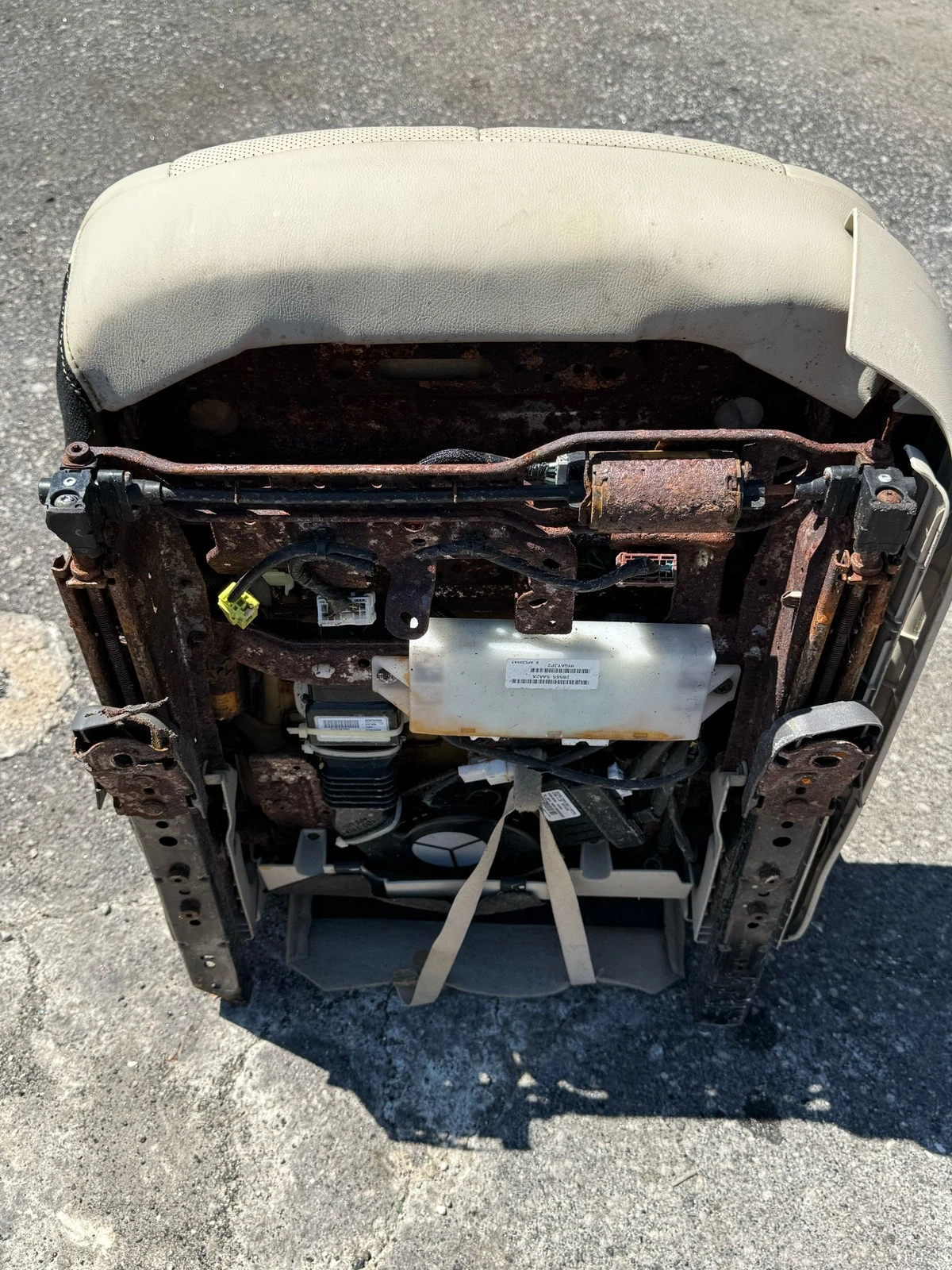 2018 - 2024 NISSAN MURANO SL FRONT LEFT DRIVER SEAT BEIGE LEATHER ASSEMBLY OEM - Image 5