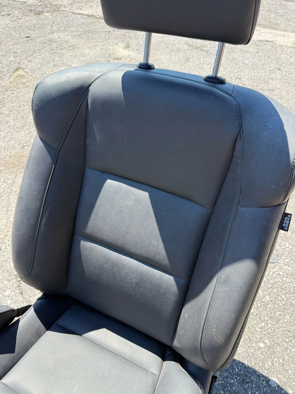 2013-2015 ACURA ILX FRONT LEFT DRIVER SIDE SEAT LEATHER BLACK ASSEMBLY OEM - Image 5
