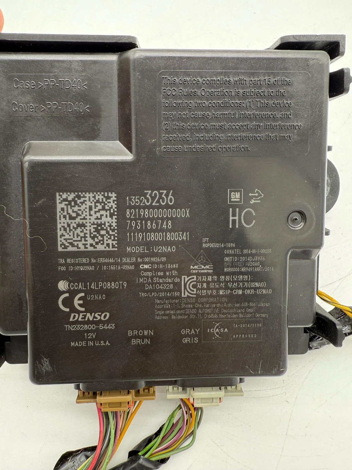 2018 - 2021 CHEVROLET SONIC KEYLESS ENTRY COMPUTER CONTROL MODULE OEM - Image 10