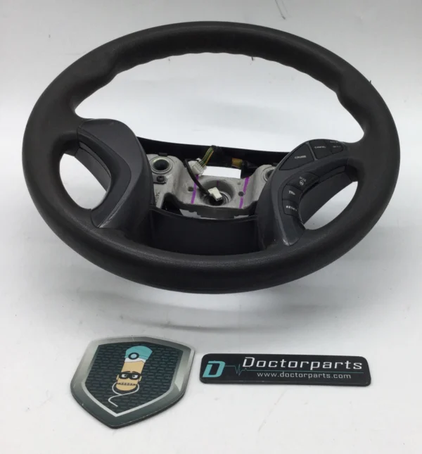 2014-2016 HYUNDAI ELANTRA STEERING WHEEL VINYL CRUISE CONTROL SWITCH USED OEM